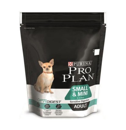 Pro Plan OptiDigest Small and Mini Adult сухой корм для взрослых собак мелких пород с чувствительным пищеварением с ягненком и рисом 700 гр.